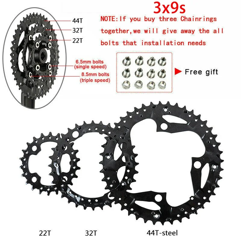 SLX XT manivela MTB plato 104BCD Triple velocidad bicicleta de montaña bielas para Shimano 9/10 velocidad bicicleta acket para pieza de bicicleta Shimano