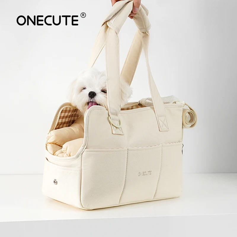 Bolso de hombro portátil para cachorros, bolsa para perros, gatos, Chihuahua, Yorkshire, suministros para perros, adecuado para perros pequeños, transportador de perros