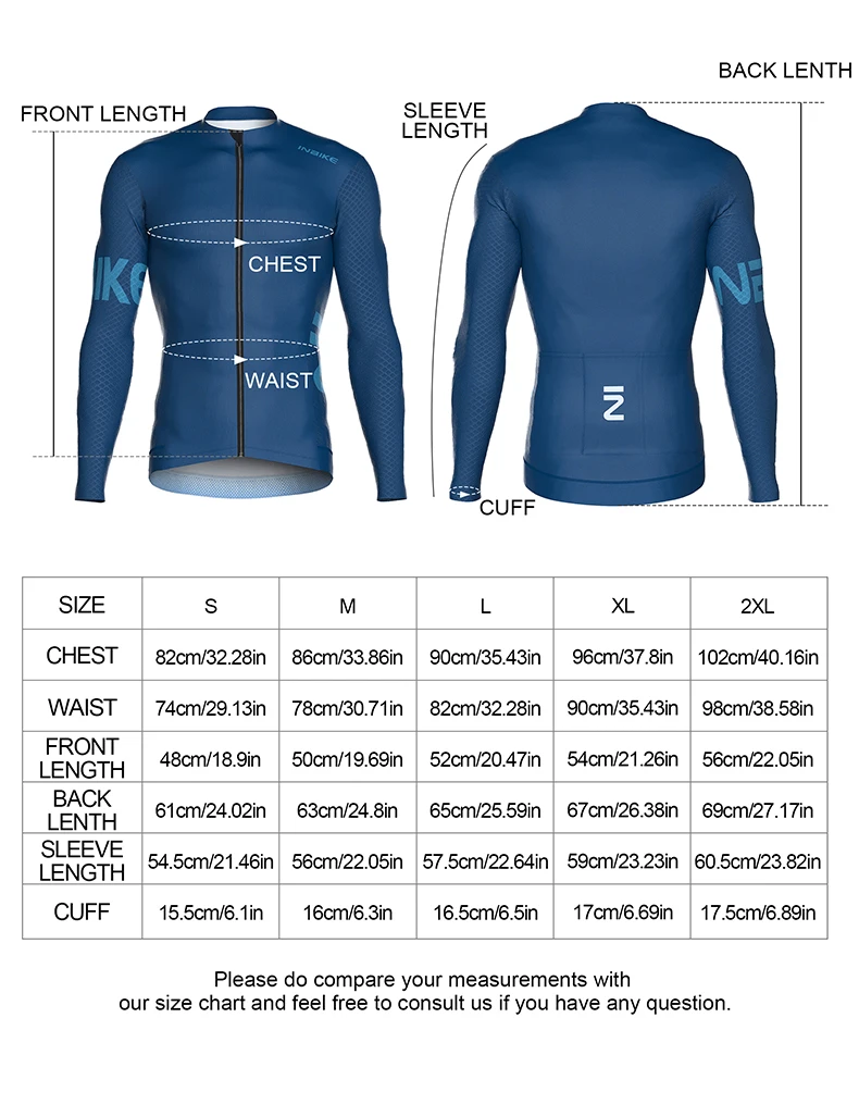 INBIKE-Camiseta de ciclismo de manga larga para hombre, camisetas para ciclismo de montaña, Top para montar en bicicleta de carretera, primavera y otoño
