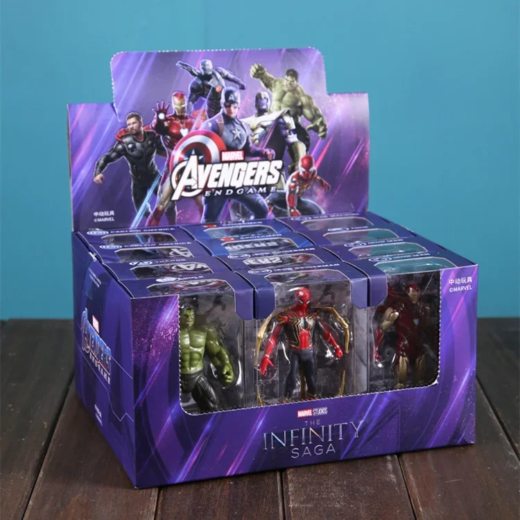 ZD Original vengadores Iron Man Spider Man verde GOBLIN VENOM 2099 Thor Capitán América Thanos Hulk máquina de guerra figuras de acción de juguete