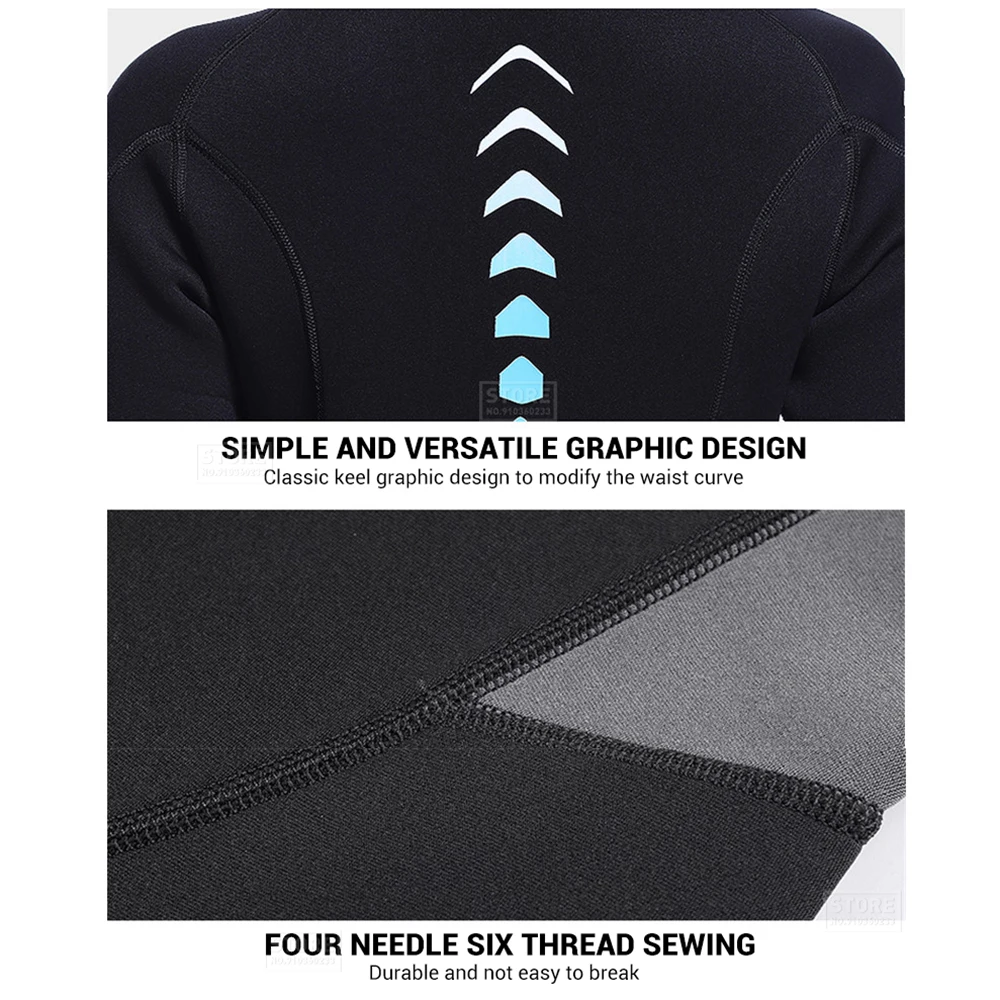 Traje de neopreno de 3MM para hombre, traje de buceo para Surf, equipo de pesca submarina, pesca submarina, Kitesurf, traje de baño, equipo de traje húmedo