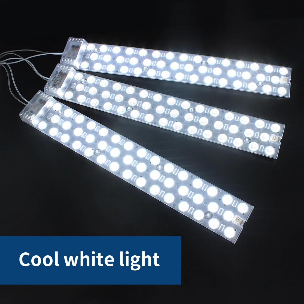 Barra de módulo LED, Panel de luz de techo de 220V, 30W, 36W, tira de luz LED de repuesto de 40cm, 50cm para sala de estar, dormitorio, luz de techo