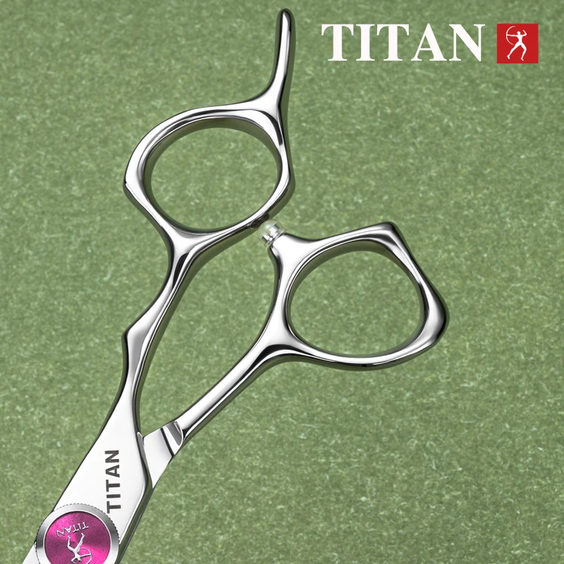 Tijeras de Peluquería Profesionales TITAN, Tijeras de Entresacar de Doble Diente, 6 Pulgadas, Acero VG10