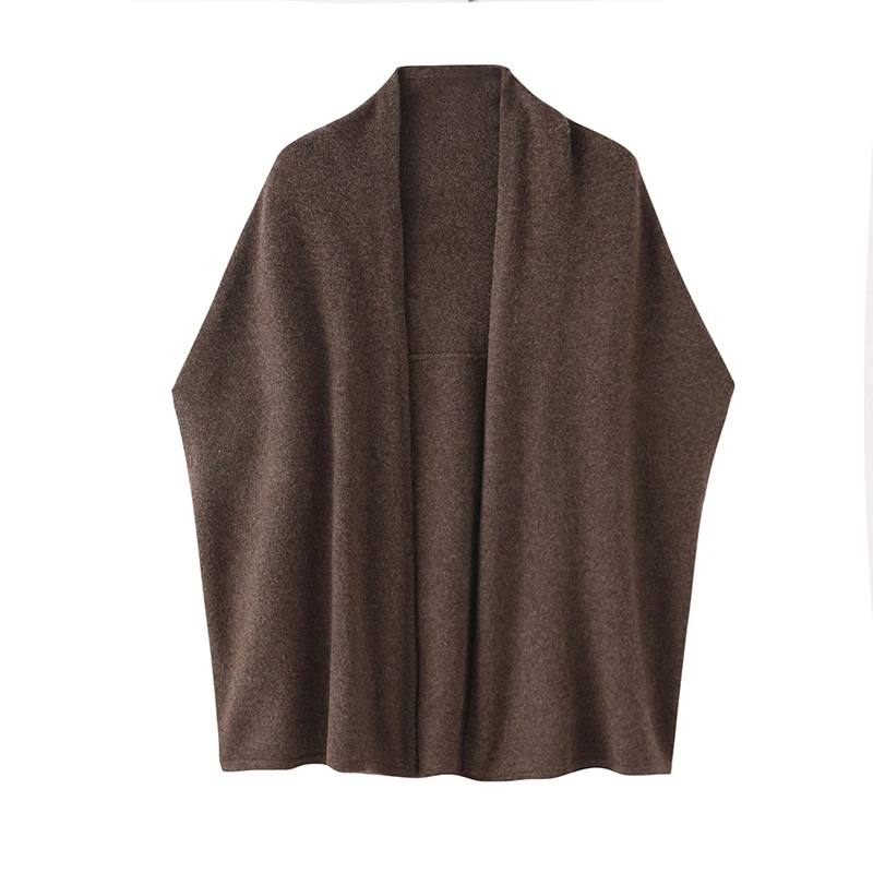 Chal de mujer 100% de lana para fiesta de invierno, bufandas largas y cálidas de Cachemira, Hijab, chal liso para mujer, cárdigan para mujer adulta