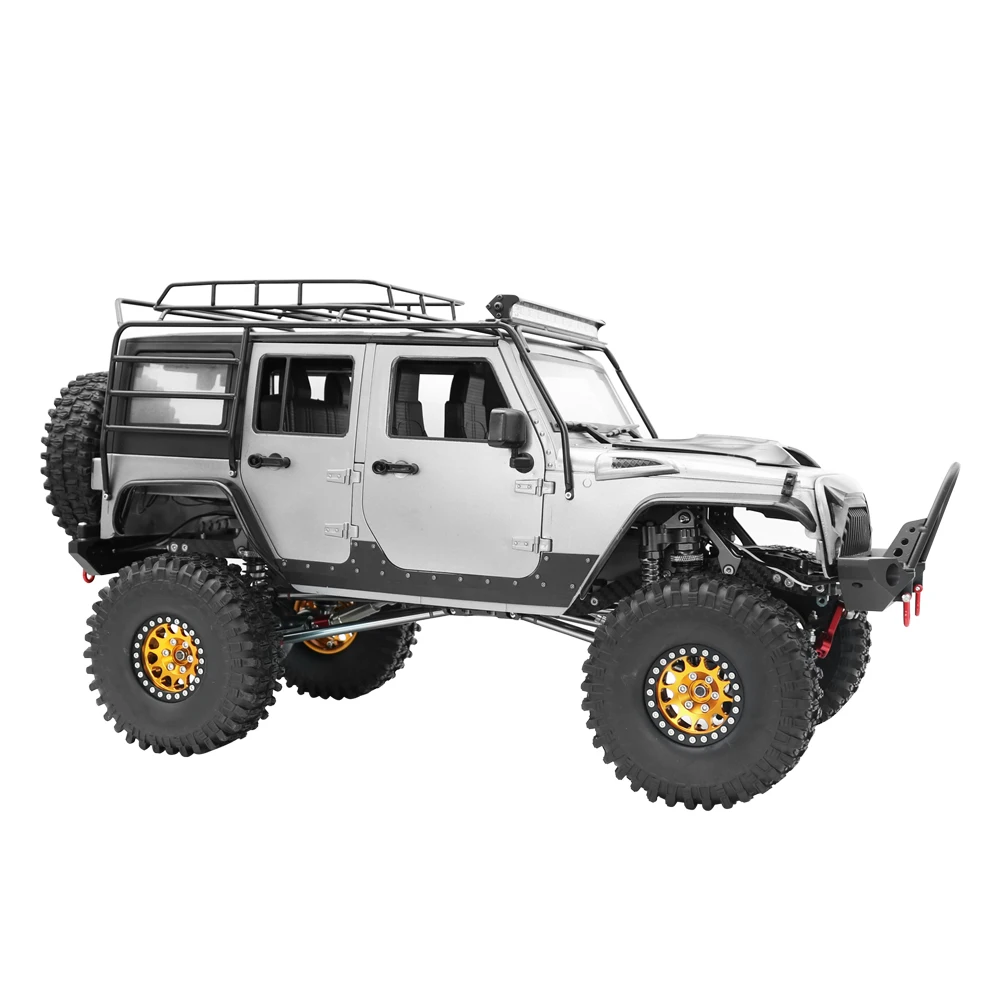 1/10 RC Crawler viga de fibra de carbono 4MM CNC Metal chasis de coche marco cuerpo Kit piezas para Axial SCX10 II Rock todoterreno camión