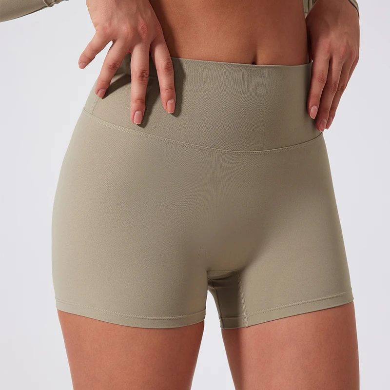 Shorts de Yoga Elásticos Hearuisavy para Verano, Leggings Deportivos con Efecto Push-Up, Pantalones Cortos de Ciclismo para Mujer, de Secado Rápido y Cintura Alta
