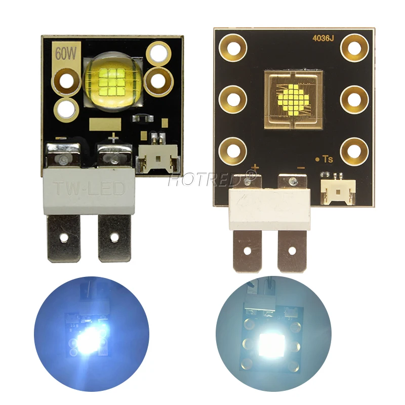 Luz LED de escenario de alta potencia 40W 60W 80W 90W 150W 200W 300W 400W 3V5V12V blanco frío luminoso para cabeza móvil Disco DJ lámpara Accesorios