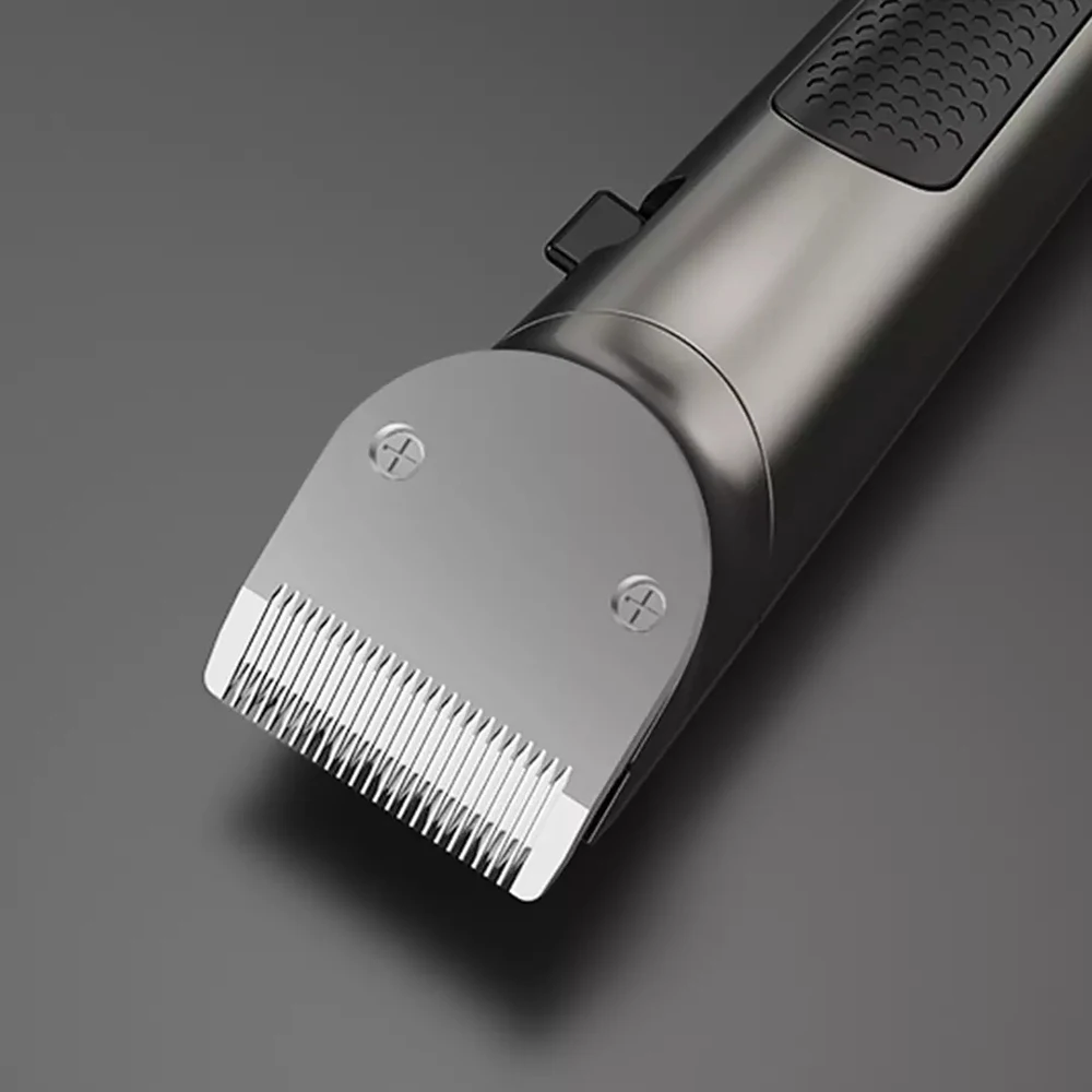 Youpin RIWA Maquina De Cortar Cabello Cortadora De Pelo Trimmer Barbero Cortapelos Profesional Hombre Maquinilla De Cortar Pelo Con Pantalla LED Cortapelo Dispositivo Lavable y Recargable Cabezal Cortador Acero