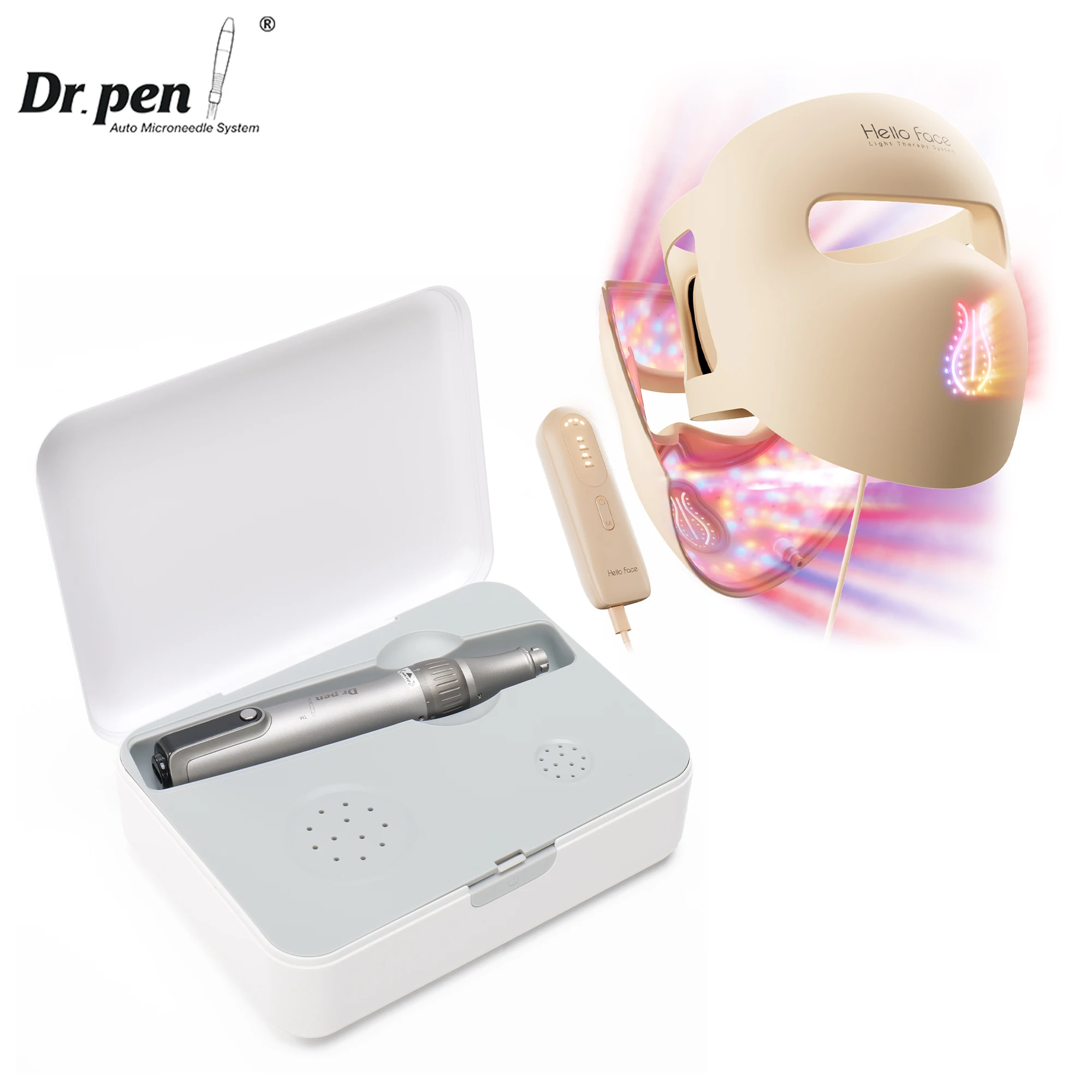 Dr. Lápiz de Microagujas Pen M8S con 12 Cartuchos de Repuesto, Kit Inalámbrico de Microagujas Derma, Aguja de ≤0.25mm, Herramienta para el Cuidado de la Piel