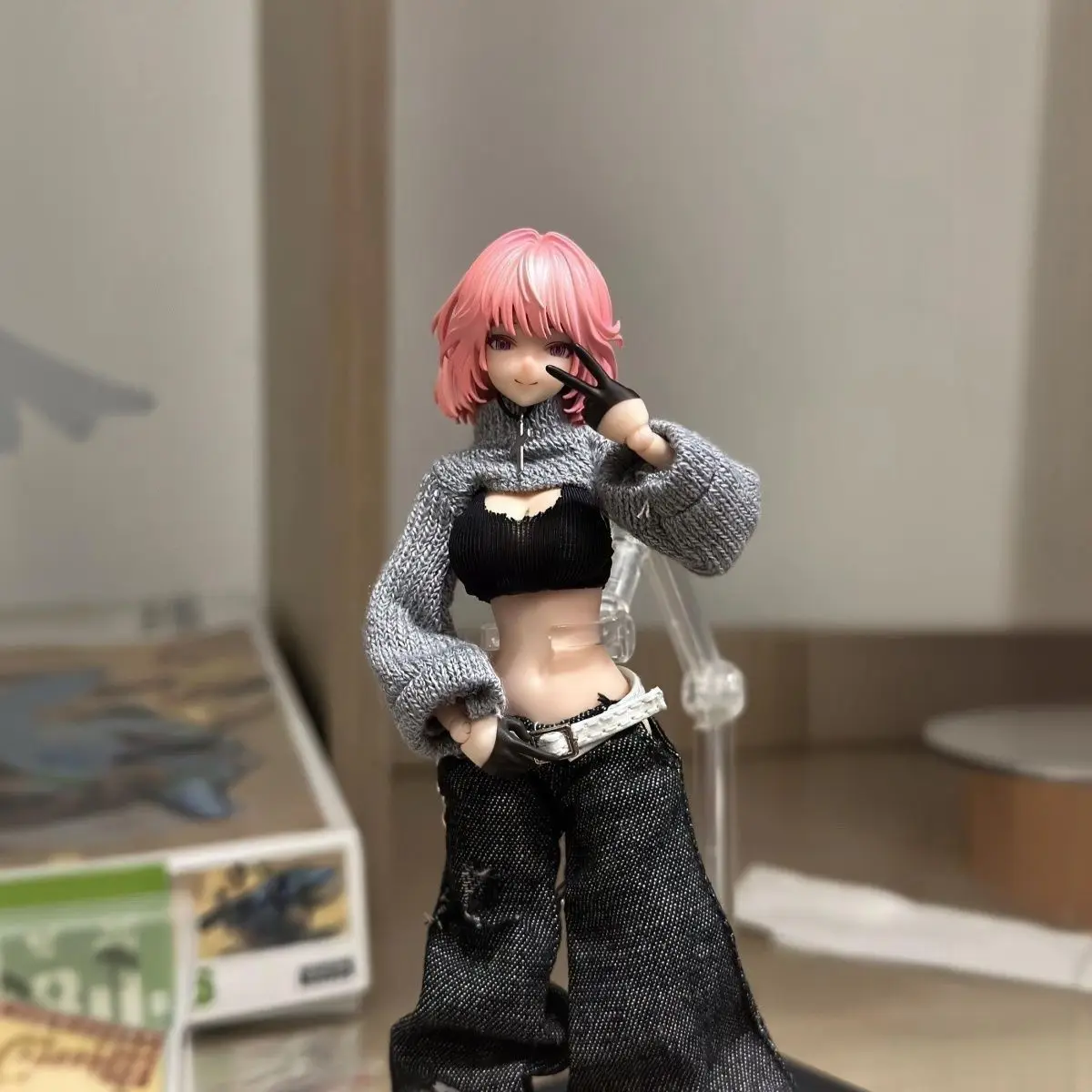 Conjunto de ropa Spice Girl de NUKE MATRIX, escala 1/12, para SNAIL SHELL Ten Thousand Escapes Plan BJD ‌   Ropa para Muñecas Asi2.0