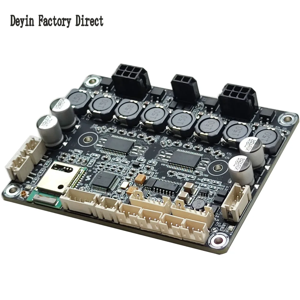 ADAU1701 DSP placa amplificadora de potencia Bluetooth 5,0 4x30W admite 4,0/2,1/2,0 máximo 120W Qualcomm Bluetooth 5,0 chip sistema de audio HIFI 4,2 amplificador de potencia I2S de 4 canales de tres vías