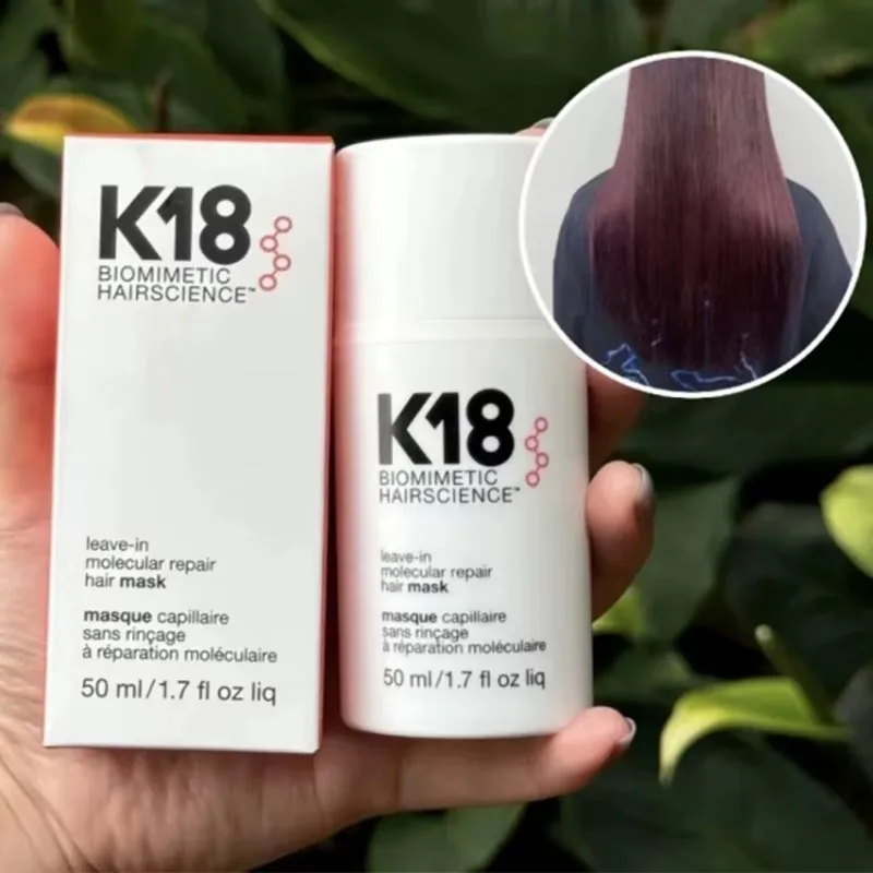 Mascarilla Capilar Reparadora Molecular K18 Sin Enjuague, Tratamiento de Queratina Acondicionador Profundo, Suaviza el Cabello, Cuidado Capilar Saludable 50ml 150ml