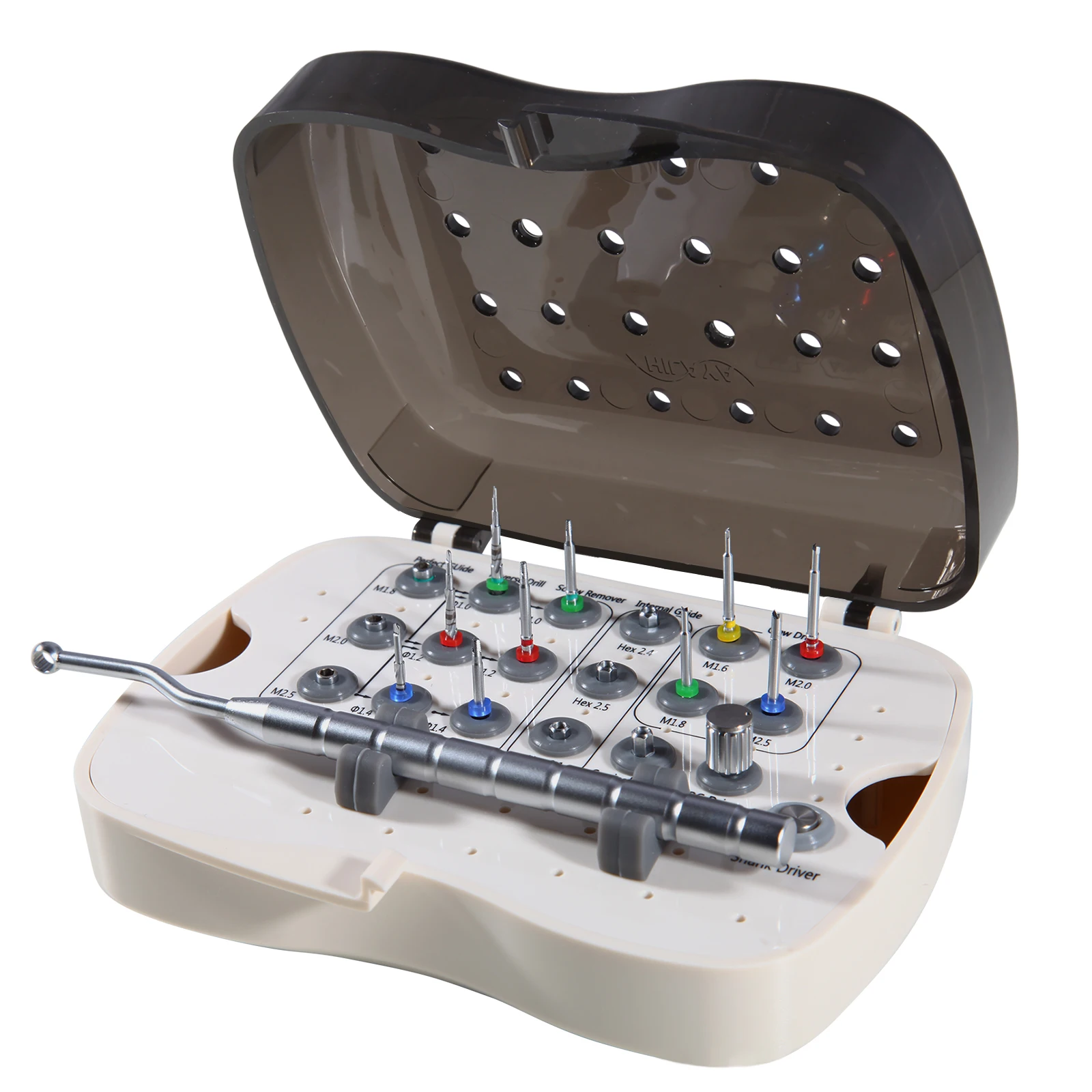 Kit Universal de extracción de tornillos rotos para implante Dental, herramienta quirúrgica, herramienta de instrumento, guía de taladro inverso, controlador NeoBiotech