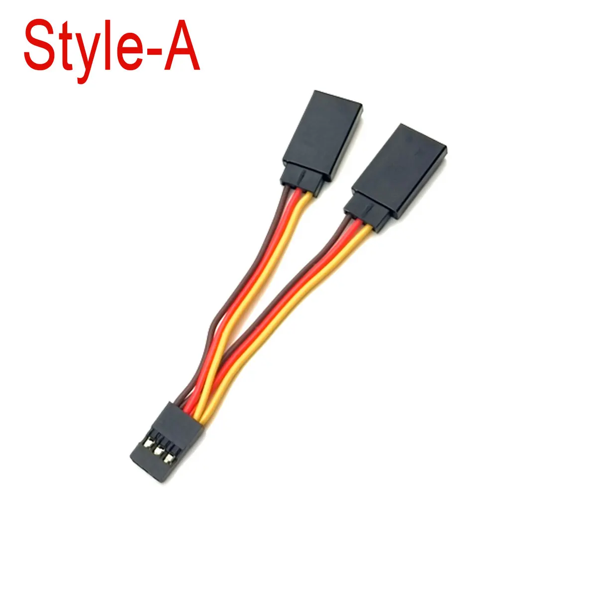 1 2 uds/5 uds Cable Servo divisor de 90mm, 1 macho a 2 hembra estilo JR Servo Y Cables de arnés Cable de extensión para Dron de coche RC
