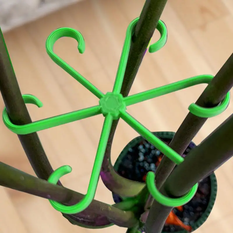 Clips de soporte para plantas trepadoras, colección de tallos de flores, estante de fijación, marco de soporte de escalada para escalar, vid Monstera de Alocasia, 4 Uds.
