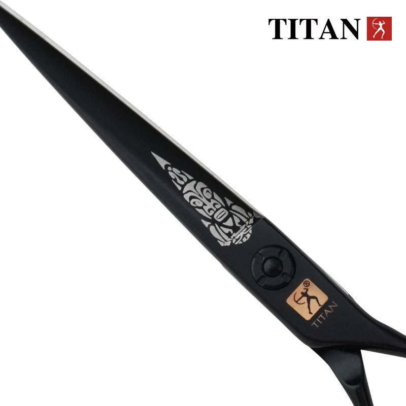 Tijeras de Peluquería TITAN para Adelgazar y Cortar el Cabello, Tijeras de Barbero de Acero Japonés de 5.5 y 6.0 Pulgadas