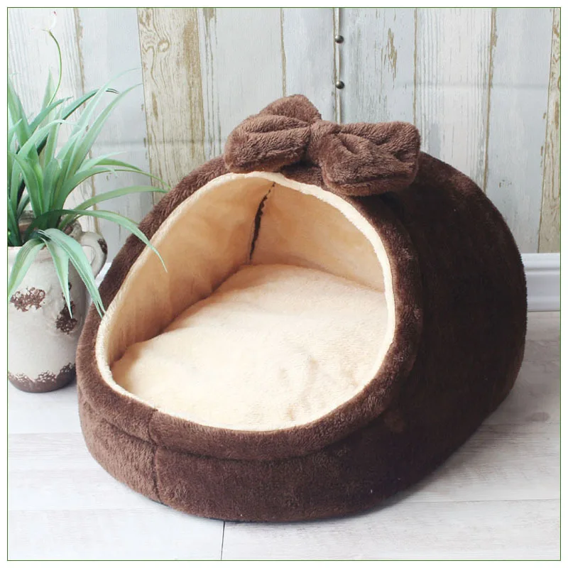 Casa para perros, cama cálida para perros, perrera, cojín suave para cachorros, nido para gatos, cesta para perros, cama de peluche para Chihuahua para perros pequeños y medianos, proveedor de mascotas