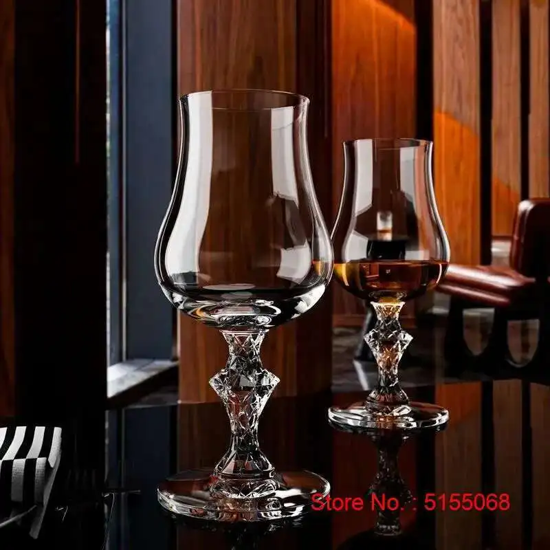 Macallan King-taza de whisky de cristal de lujo para degustación de vino, copa profesional para copita, copa de whisky más fina, hecha a mano pura