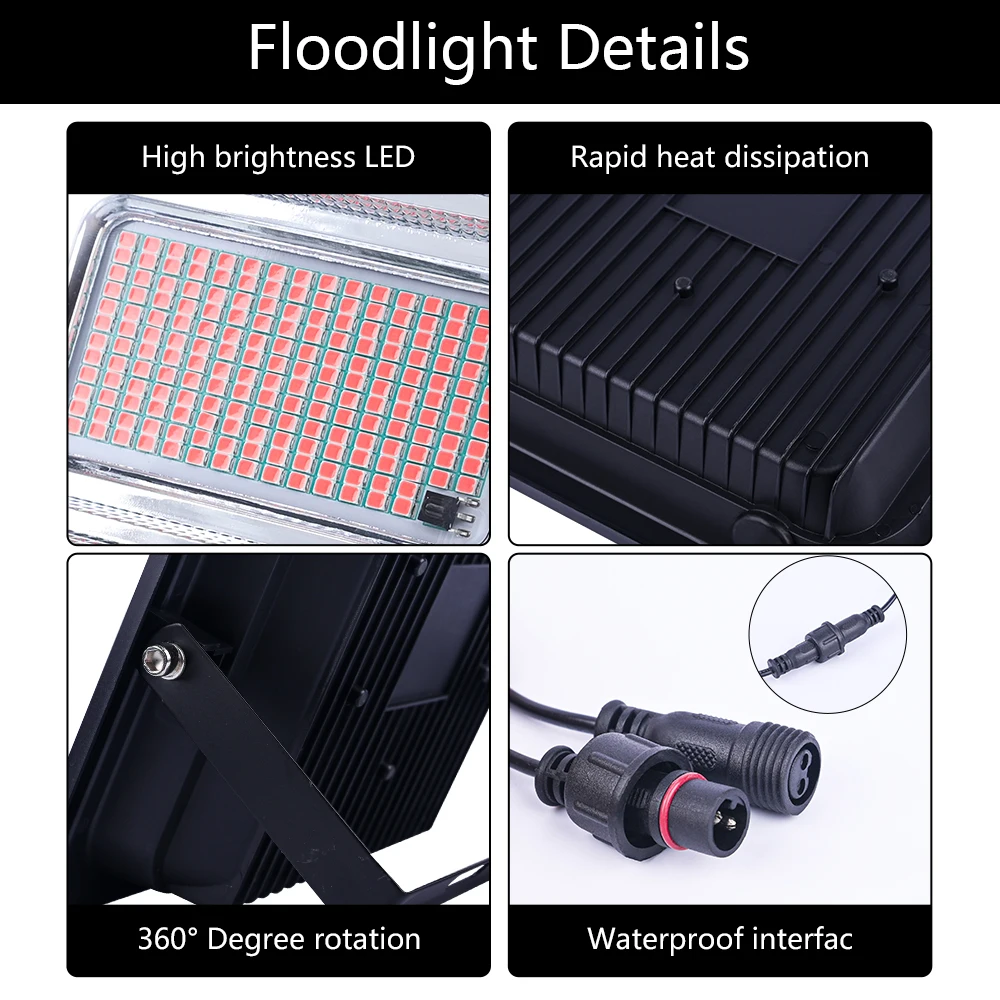 Luz de plantas 200W Led luz de cultivo Solar IP67 lámpara Phyto bombilla de espectro completo lámpara hidropónica invernadero tienda de cultivo de semillas de flores.
