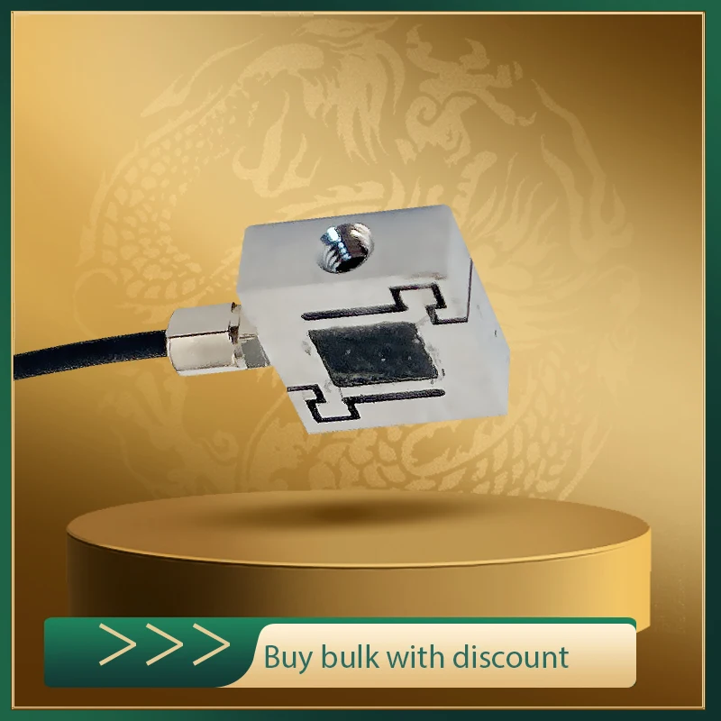 Sensor de Celda de Carga Tipo S, Capacidad de 5kg-50kg, Alta Repetibilidad 2.0±10% MV/V de Salida, ±0.1% de Histéresis, IP66, Amplio Rango de Temperatura