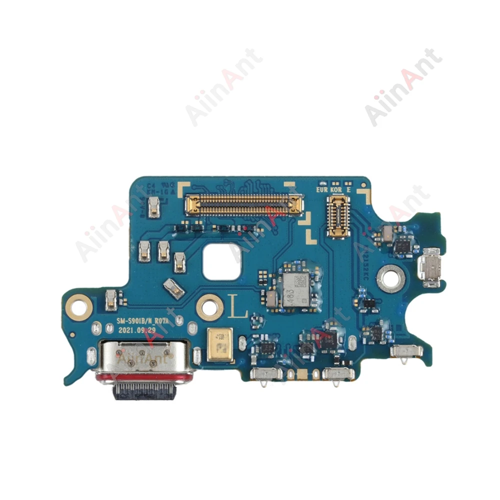 Placa de carga con puerto USB, conector de base, Cable flexible de carga para Samsung Galaxy S908N S22 Ultra Plus S908U S908W S906B S901E S906E