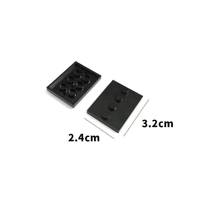 Accesorios de minifiguras, placa base universal 3X4, tablero básico, exhibición de figuras, montaje de pie, bloques de construcción, superventas