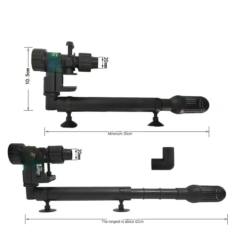 SUNSUN HW-3000 filtro externo accesorios de barril tubería de entrada y salida de agua filtro de tanque de peces tubería de agua tubería de lluvia