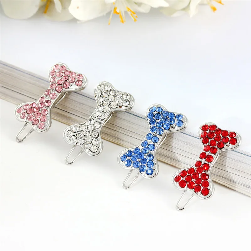 Pinza para el pelo de perro con diamantes de imitación de cristal, accesorios de corona, cuidado de mascotas para cachorros y gatos, horquillas para mascotas, sombreros Multicolor para perros y gatos