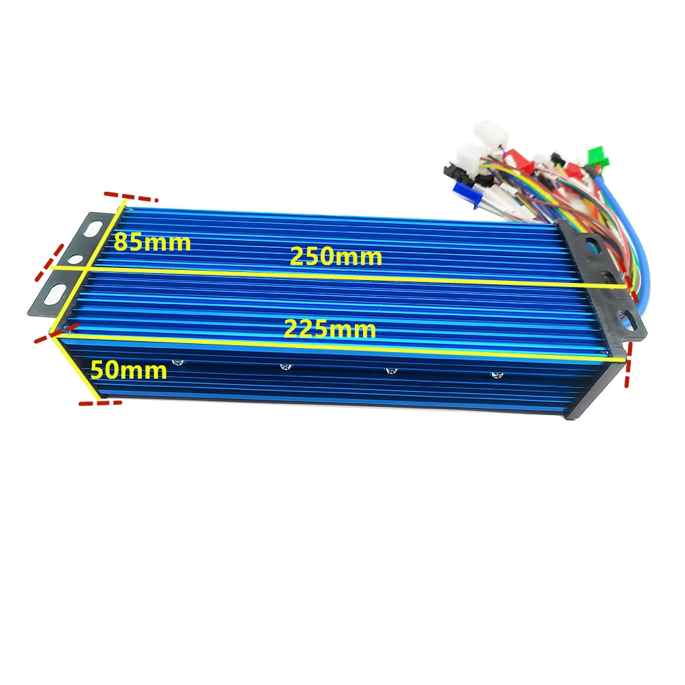 Controlador de bicicleta eléctrica, Scooter, motocicleta, Motor eléctrico de CC sin escobillas, 1500W, 2000W, 2500W, 48V, 60V, 64V, 72V, repuestos, accesorios para bicicleta