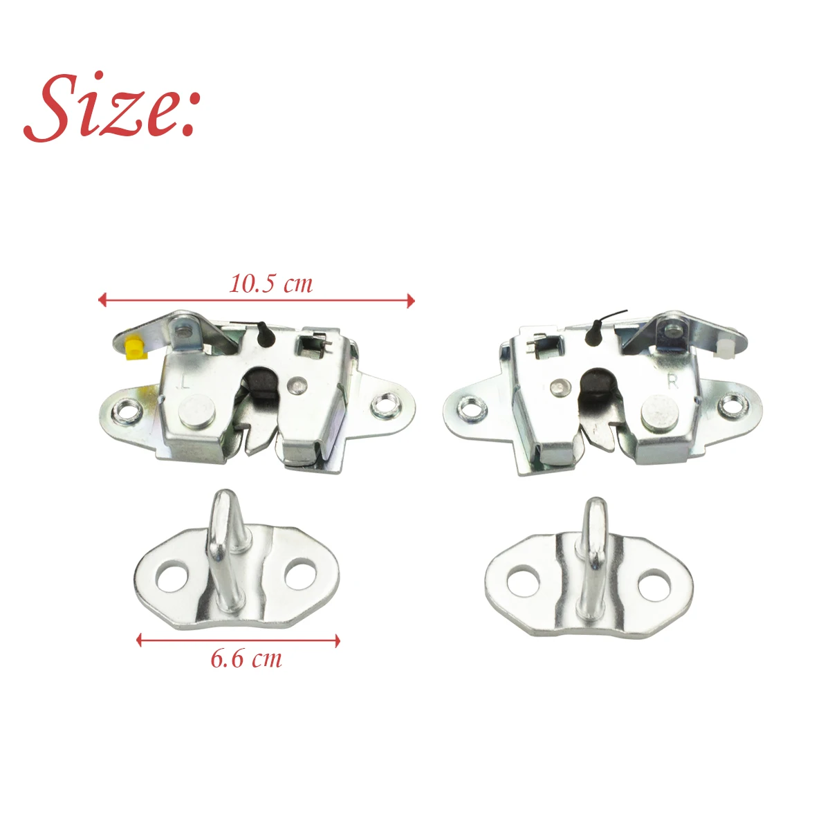 Cerradura de Puerta Trasera para Toyota Hilux Vigo 2004 2005 2006 2007 2008 2009 2010 2011 Accesorios 65790-0K010