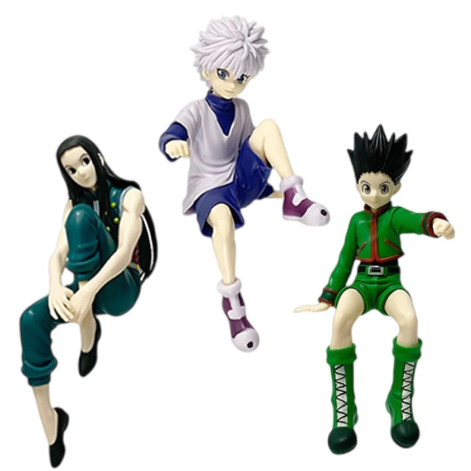 Anime Hunter x Hunter figuras de juguete 11-14cm Gon Freecss Alluka Zoldyck figura de acción Chrollo Lucilfer/Kurapika PVC modelo muñeca regalo