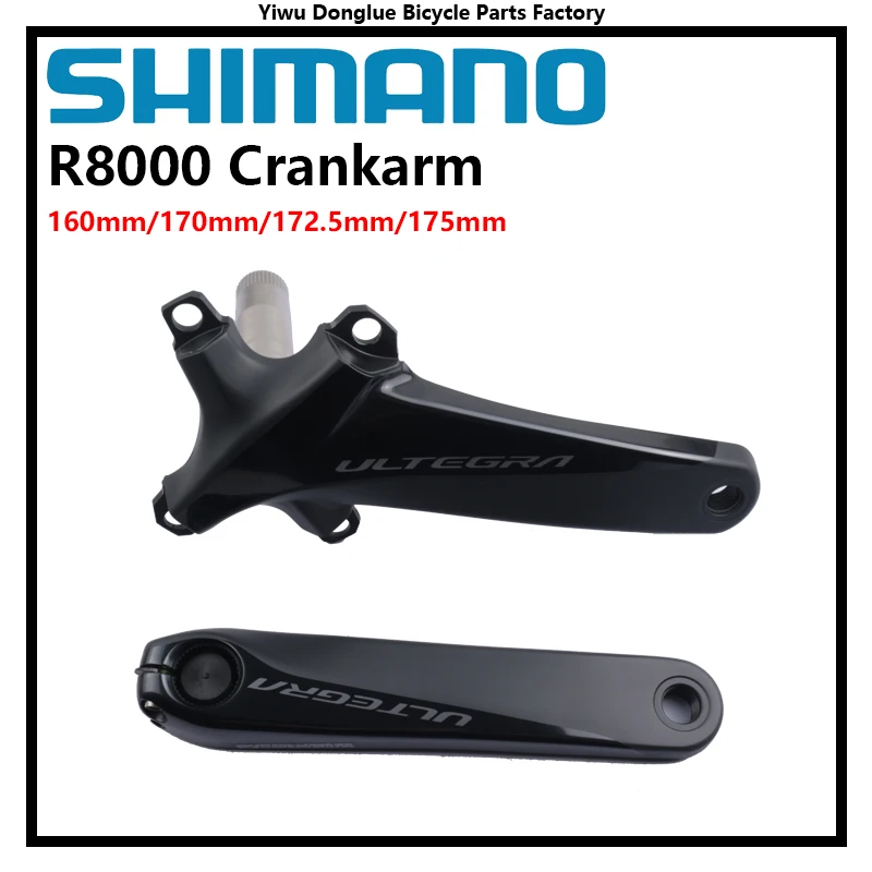 SHIMANO ULTEGRA R8000 bielas lado izquierdo o derecho para bicicleta de carretera 165mm 170mm 172,5mm 175mm Original Shimano