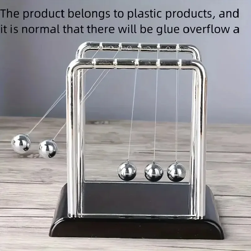 Cuna de Newton, Bolas de Acero de Equilibrio, Material Didáctico de Física, Péndulo, Juguetes de Escritorio, Regalos para Aliviar el Estrés, Decoración del Hogar