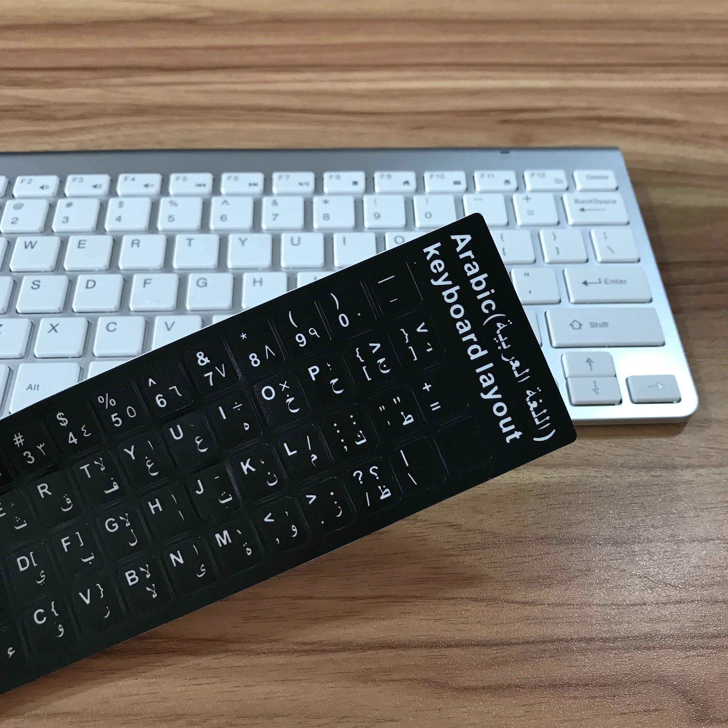 Inglés español italiano coreano francés Deutsch teclado pegatinas esmerilado PVC idioma teclado pegatina para ordenador portátil PC de escritorio