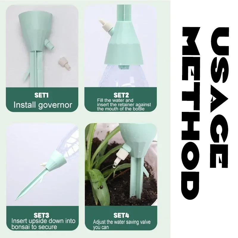 Sistema de riego de plantas, sistema de riego por goteo ajustable, picos de autorriego automático para interiores y exteriores, suministros de jardín en maceta