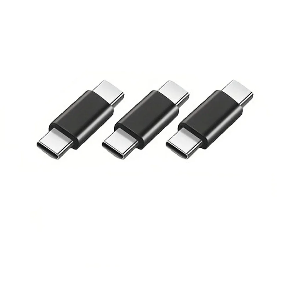 Adaptador USB C macho a macho, extensor de acoplador USB tipo C compatible con PD, 5Gbps, para Thunderbolt 4/3, MacBook Pro/Air, computadora portátil, teléfonos
