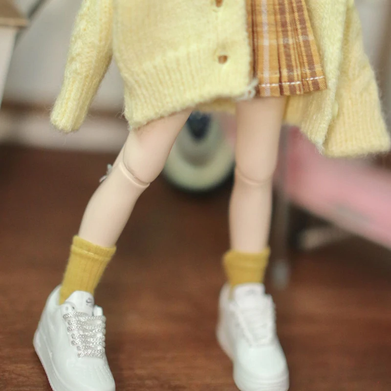 Un par de calcetines para muñecas Blyth, calcetines cortos de Color caramelo a la moda para Blyth Licca Azone OB24 1/6, accesorios para muñecas, regalos para niños