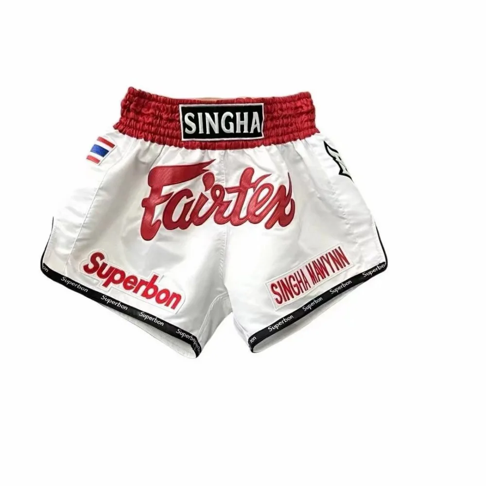 Muay Thai-Fairtex Unisex Boxeo MMA Entrenamiento Gimnasio Pantalones Kickboxing Fight Deporte Fitness Pantalones para Adultos
