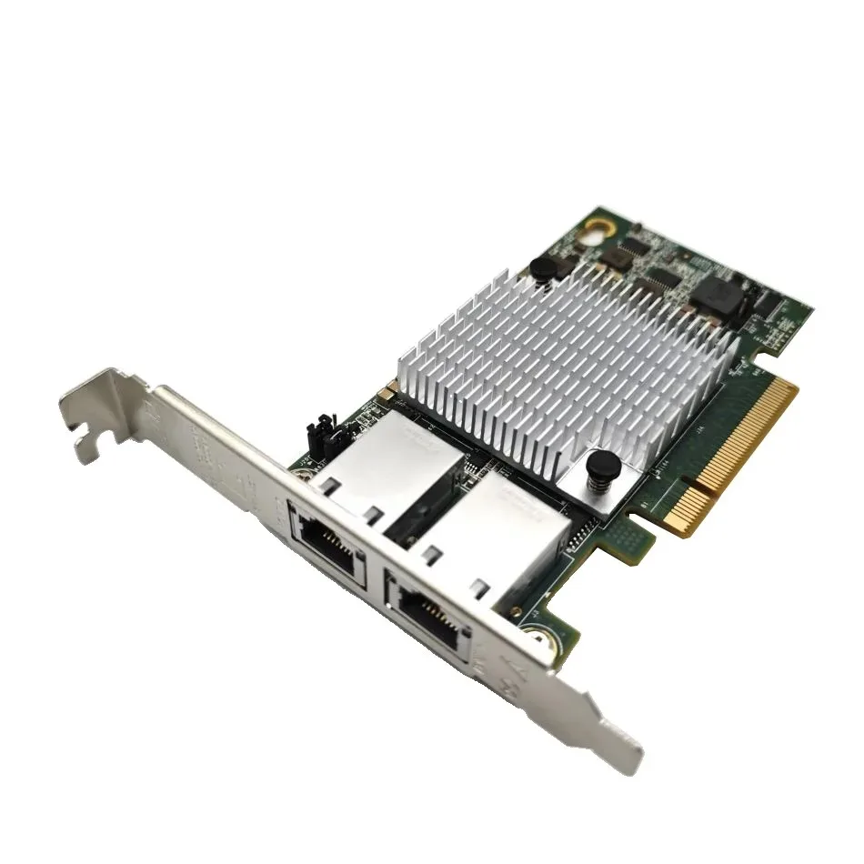 Tarjeta de red PCIE a RJ45 de 10Gbps X540-T2 Gigabit Ethernet PCI adaptador LAN Express de doble puerto 10000Mbps para escritorio Win10