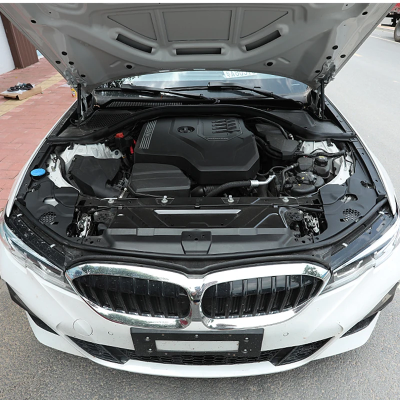 Cubierta protectora del compartimento del motor del coche para BMW Serie 3 G20 2020-2025, accesorios de decoración de modificación de faros a prueba de polvo