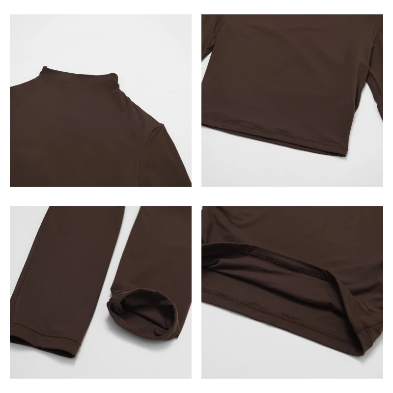 Camiseta Deportiva de Manga Larga Informal de Verano Hearuisavy para Mujer, Top de Gimnasio, Ropa Deportiva Transpirable, Ropa de Yoga, Ropa de Entrenamiento de Secado Rápido
