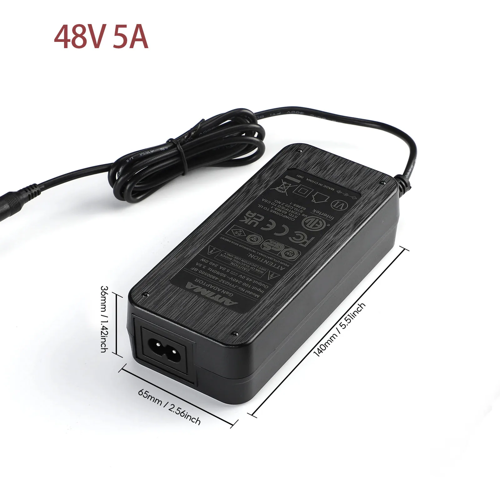 Fuente de Alimentación de Audio AIYIMA GaN 48V 10A/5A CC, Cargador, Adaptador de Corriente para Amplificador TPA3255, Entrada 100-240V, para A07 Max/A70