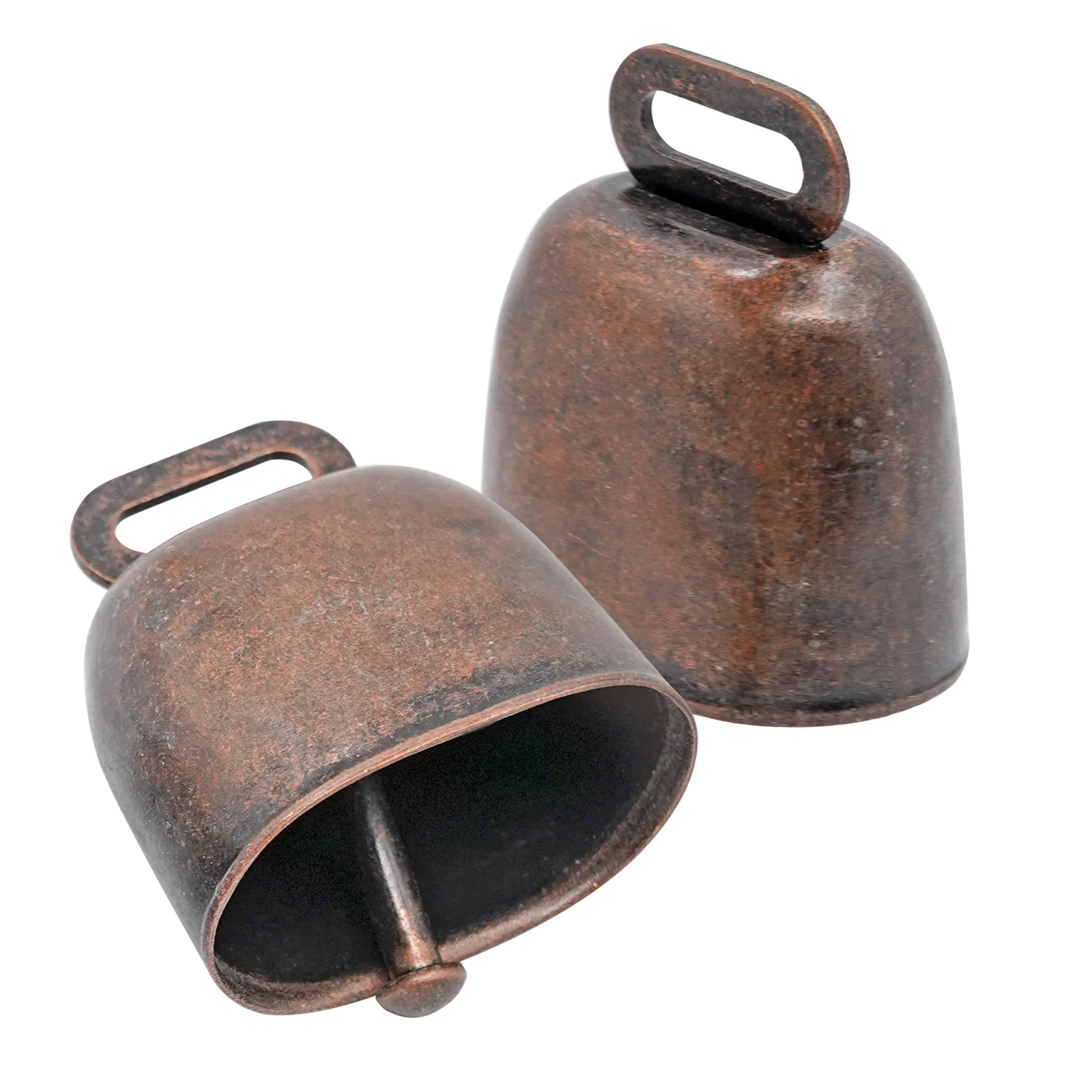 Campanas de cobre para gatos, perros, mascotas, decoración, campanas, perchas, campanas de hierro de Metal, fuerte, crujiente, más, vaca, caballo, ovejas, pastoreo