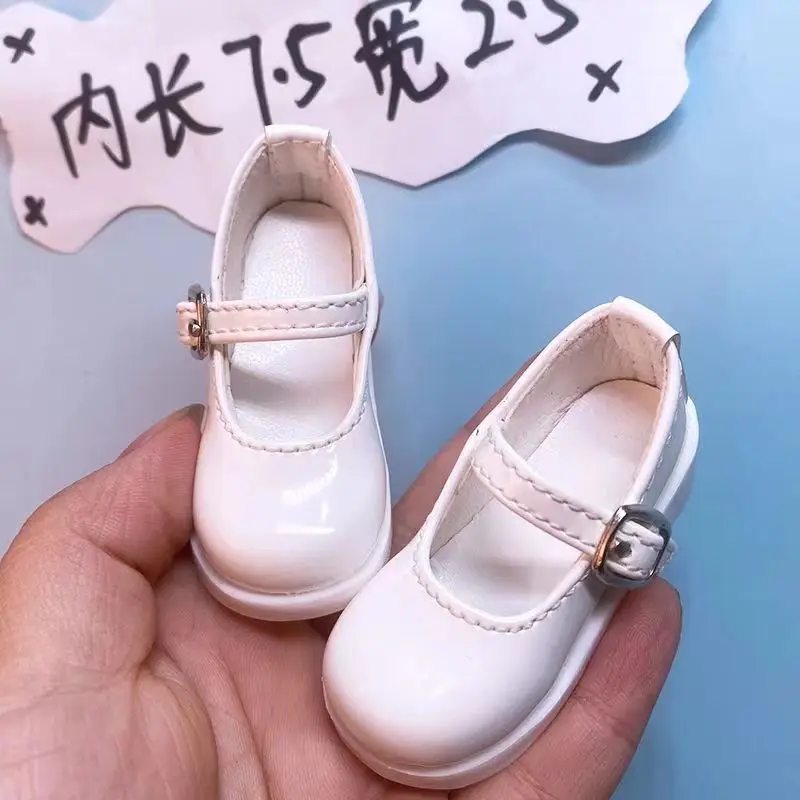 Botas de nieve para muñecas BJD de 45 cm, botas largas para vestir, uniforme de estilo académico para muñecas BJD de escala 1/4, zapatos de cuero, zapatos tipo Mary Jane.