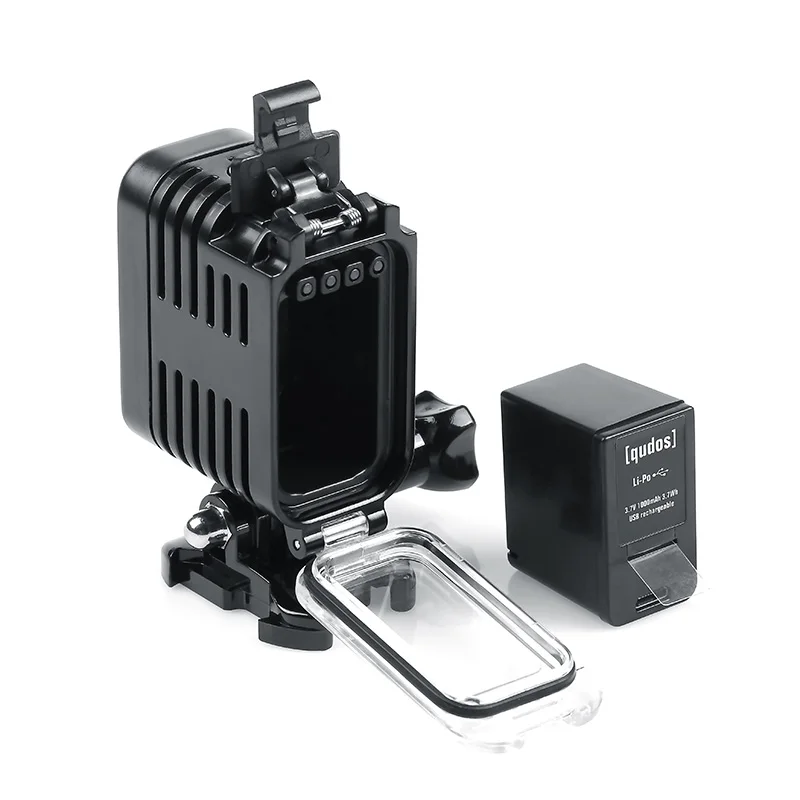 Lámpara de punto de luz de buceo LED de vídeo impermeable de 45 metros ​ Accesorios para cámara de acción con luz de relleno subacuática Go Pro Gopro