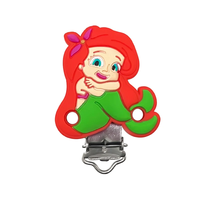 3 piezas de nuevos clips de silicona para bricolaje, accesorios para collares de dentición de bebé y cadenas para chupetes