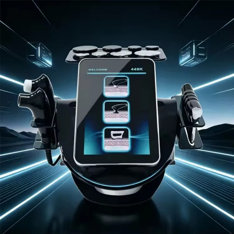 Máquina Profesional Portátil de Radiofrecuencia Tensamax 448K RET CET para Lifting Facial y Corporal con Doble Manípulo para Uso Comercial (EE. UU. y Reino Unido)