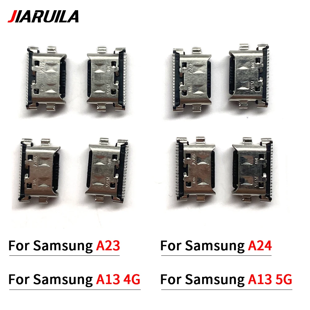 100 Uds puerto de carga USB para Samsung A04E A04S A05 A05S A13 4G A13 5G A14 A145P A146B A20E A23 A24 A34 A42 A54 A53 5G