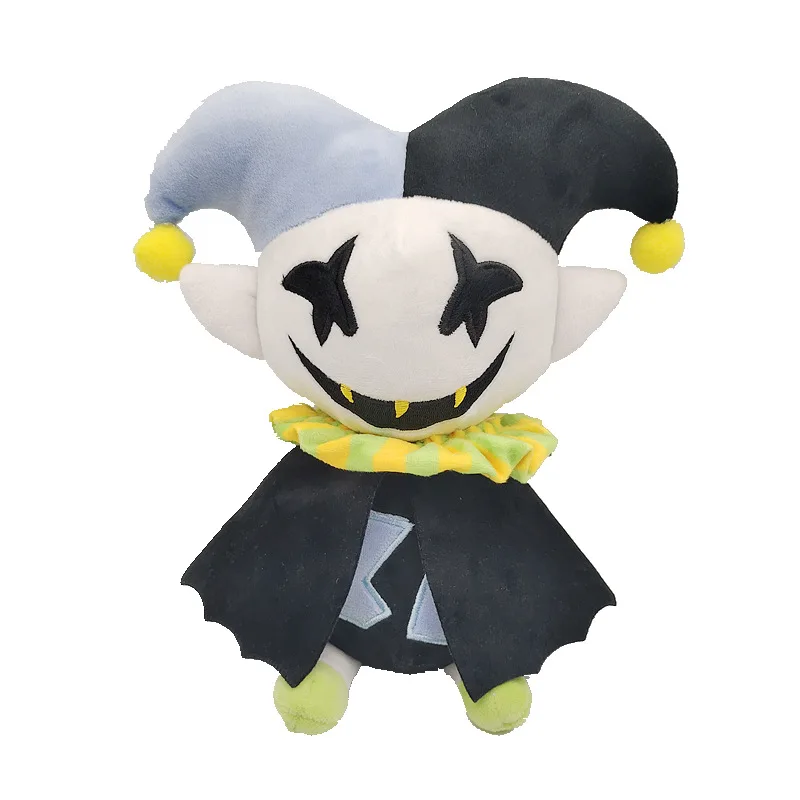 Jevil-juguete de peluche parlante de 25CM, muñecos de juego de dibujos animados, juguete suave de peluche, regalo de cumpleaños y Navidad para niños