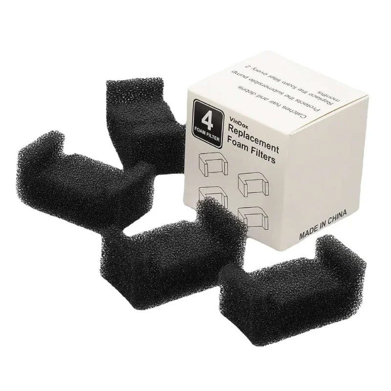 Filtros de fuente para mascotas, dispensador de agua de espuma para mascotas, esponja de filtro para fuente de agua de gato de 85oz/2,5l, algodón de repuesto, 4/6/8/12/16 Uds.